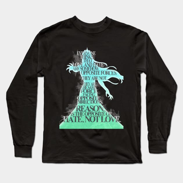 Opposite Forces Long Sleeve T-Shirt by DoctorBadguy